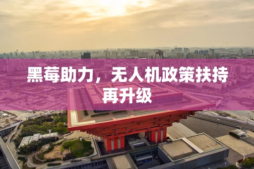 黑莓助力，无人机政策扶持再升级