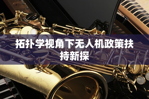 拓扑学视角下无人机政策扶持新探