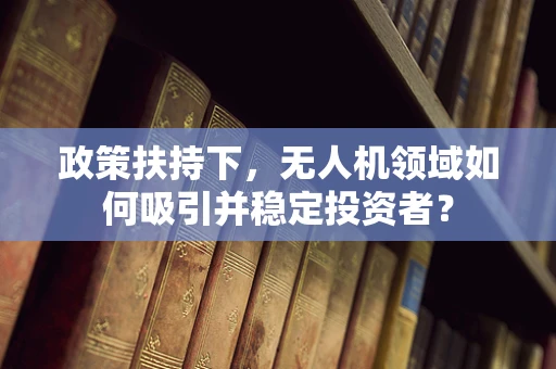 政策扶持下，无人机领域如何吸引并稳定投资者？