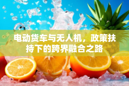 电动货车与无人机，政策扶持下的跨界融合之路