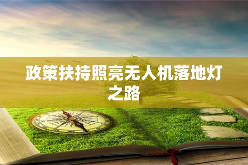 政策扶持照亮无人机落地灯之路