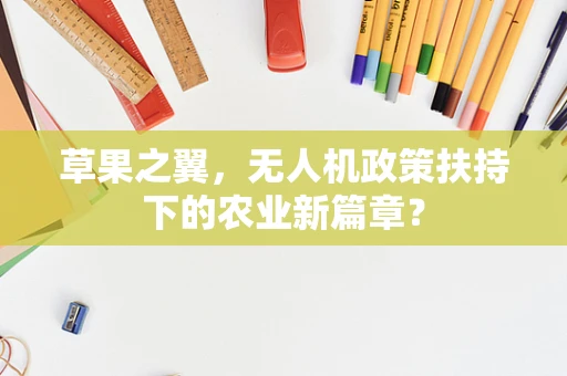 草果之翼，无人机政策扶持下的农业新篇章？