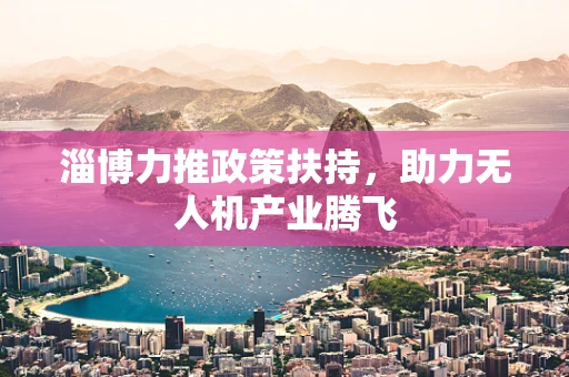 淄博力推政策扶持，助力无人机产业腾飞
