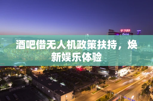 酒吧借无人机政策扶持，焕新娱乐体验