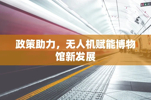 政策助力，无人机赋能博物馆新发展