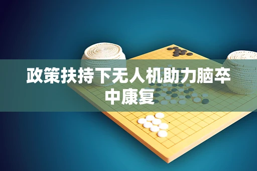 政策扶持下无人机助力脑卒中康复
