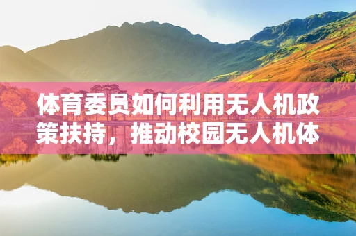 体育委员如何利用无人机政策扶持，推动校园无人机体育的飞跃发展？