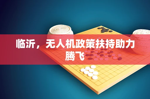 临沂，无人机政策扶持助力腾飞