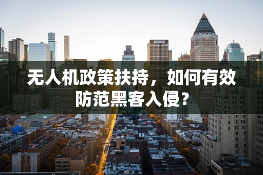 无人机政策扶持，如何有效防范黑客入侵？