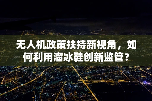 无人机政策扶持新视角，如何利用溜冰鞋创新监管？