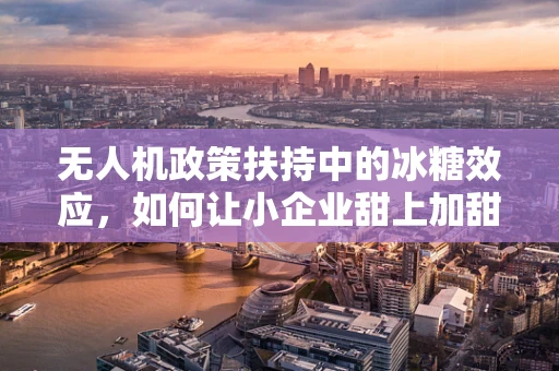 无人机政策扶持中的冰糖效应，如何让小企业甜上加甜？