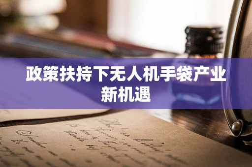 政策扶持下无人机手袋产业新机遇