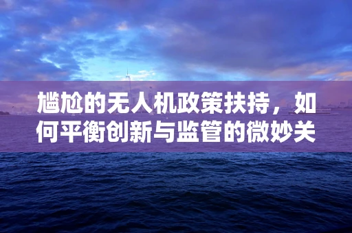 尴尬的无人机政策扶持，如何平衡创新与监管的微妙关系？