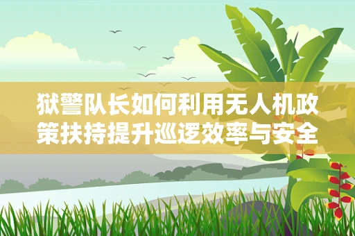 狱警队长如何利用无人机政策扶持提升巡逻效率与安全？
