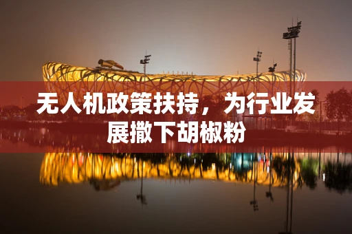 无人机政策扶持，为行业发展撒下胡椒粉