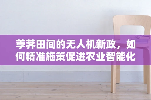 荸荠田间的无人机新政，如何精准施策促进农业智能化？