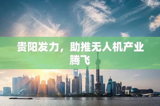贵阳发力，助推无人机产业腾飞