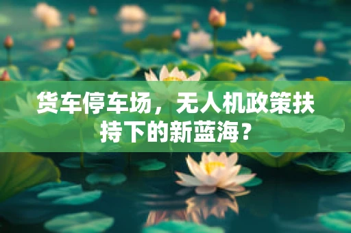 货车停车场，无人机政策扶持下的新蓝海？