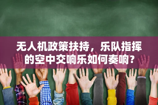 无人机政策扶持，乐队指挥的空中交响乐如何奏响？