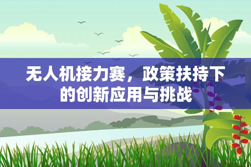 无人机接力赛，政策扶持下的创新应用与挑战