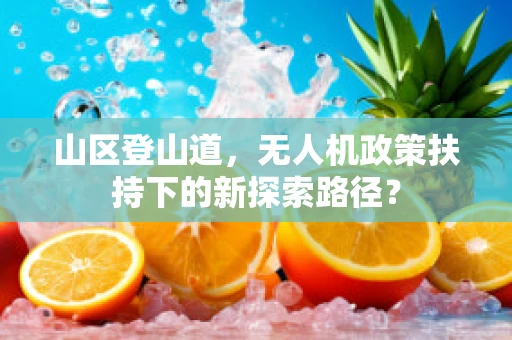 山区登山道，无人机政策扶持下的新探索路径？