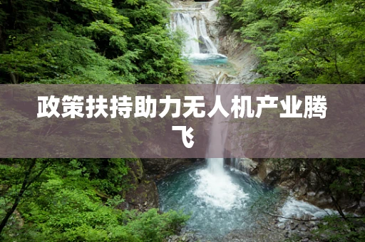 政策扶持助力无人机产业腾飞