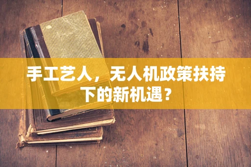 手工艺人，无人机政策扶持下的新机遇？