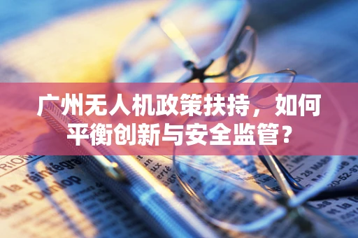 广州无人机政策扶持，如何平衡创新与安全监管？