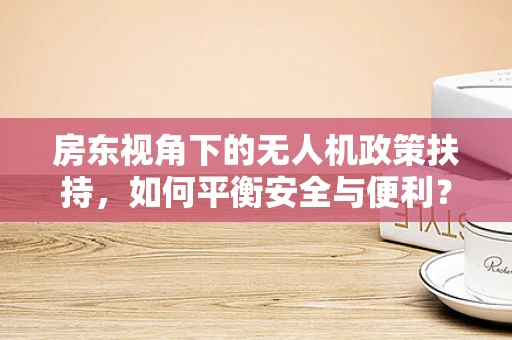 房东视角下的无人机政策扶持，如何平衡安全与便利？