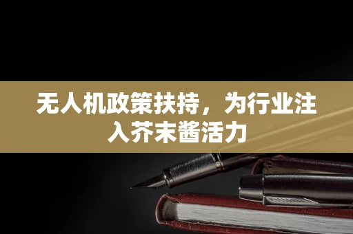 无人机政策扶持，为行业注入芥末酱活力