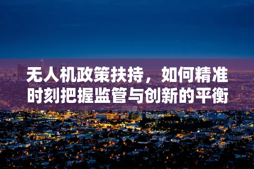无人机政策扶持，如何精准时刻把握监管与创新的平衡？
