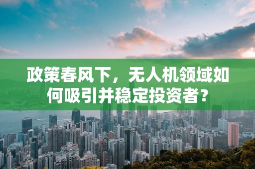 政策春风下，无人机领域如何吸引并稳定投资者？