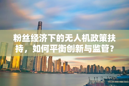 粉丝经济下的无人机政策扶持，如何平衡创新与监管？