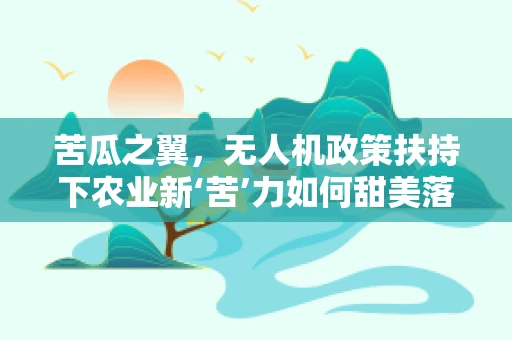 苦瓜之翼，无人机政策扶持下农业新‘苦’力如何甜美落地？