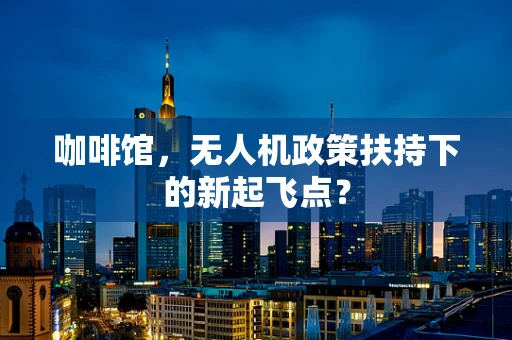 咖啡馆，无人机政策扶持下的新起飞点？