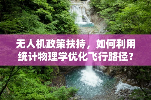 无人机政策扶持，如何利用统计物理学优化飞行路径？