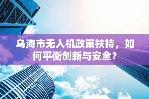 乌海市无人机政策扶持，如何平衡创新与安全？