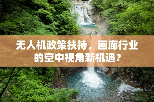 无人机政策扶持，画廊行业的空中视角新机遇？