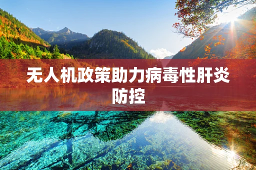 无人机政策助力病毒性肝炎防控