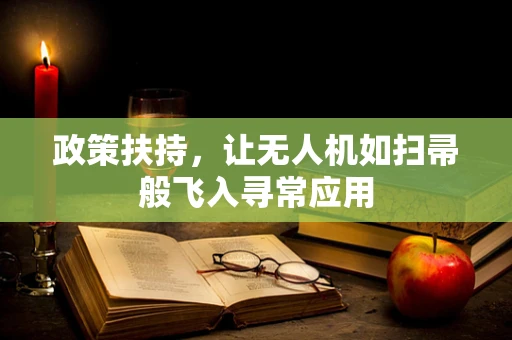 政策扶持，让无人机如扫帚般飞入寻常应用
