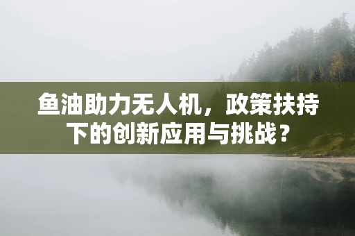 鱼油助力无人机，政策扶持下的创新应用与挑战？