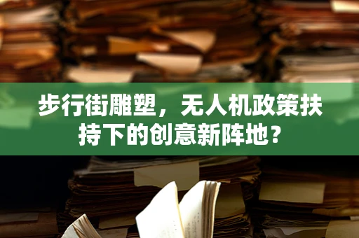 步行街雕塑，无人机政策扶持下的创意新阵地？