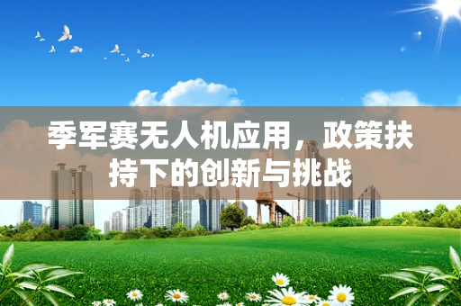 季军赛无人机应用，政策扶持下的创新与挑战