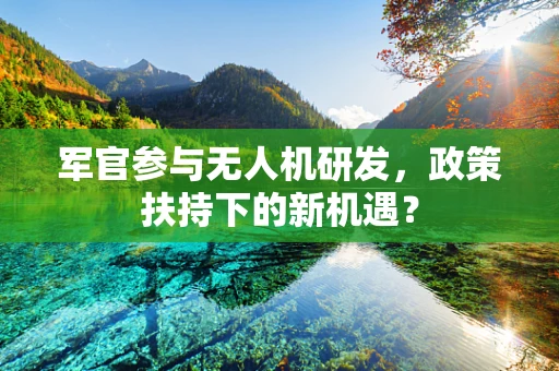 军官参与无人机研发，政策扶持下的新机遇？