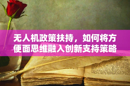 无人机政策扶持，如何将方便面思维融入创新支持策略？