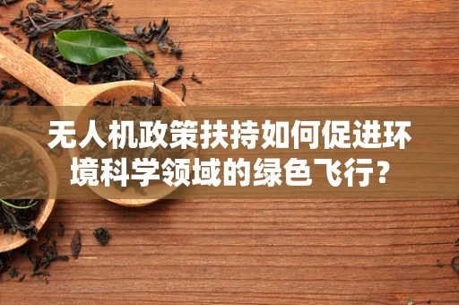 无人机政策扶持如何促进环境科学领域的绿色飞行？
