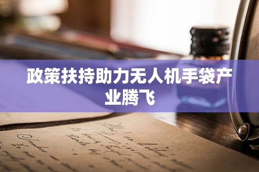 政策扶持助力无人机手袋产业腾飞