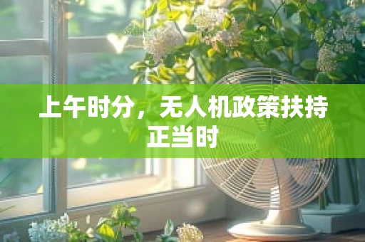 上午时分，无人机政策扶持正当时