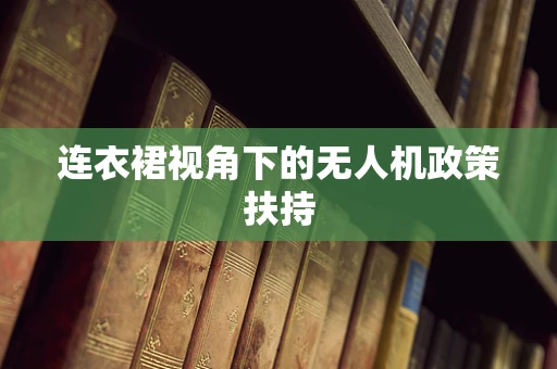 连衣裙视角下的无人机政策扶持