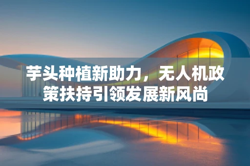 芋头种植新助力，无人机政策扶持引领发展新风尚